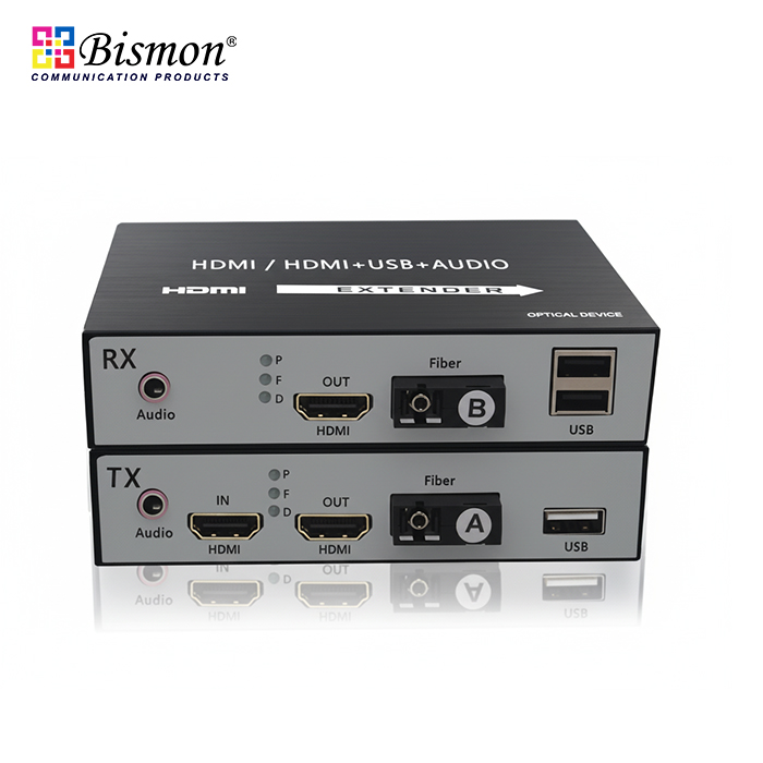 Converter-HDMI-Audio-USB-to-Fiber-optic-SM-20km-SC-single-fiber